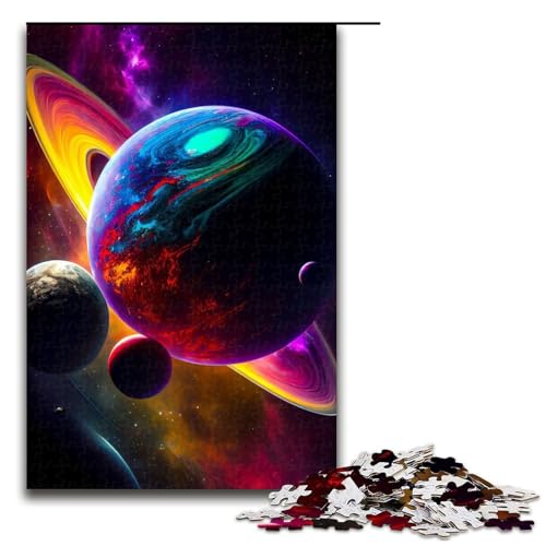Puzzle für Erwachsene 1000 Teile Planeten Puzzle Lernspiele für Zuhause DIY Spielzeug tolles Geschenk für Spiele 75 x 50 cm Puzzle für Erwachsene 1000 Teile Planeten Puzzle Lernspiele für Zuhause DIY Spielzeug tolles Geschenk für Spiele 75 x 50 cm von QSYFNBZL