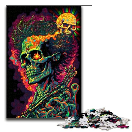 Puzzle für Erwachsene 1000 Teile Psychedelische Monster Heimdekoration Puzzle Spielzeug Geschenk für die ganze Familie 75 x 50 cm Puzzle für Erwachsene 1000 Teile Psychedelische Monster Heimdekoration Puzzle Spielzeug Geschenk für die ganze Familie 75 x 50 cm von QSYFNBZL