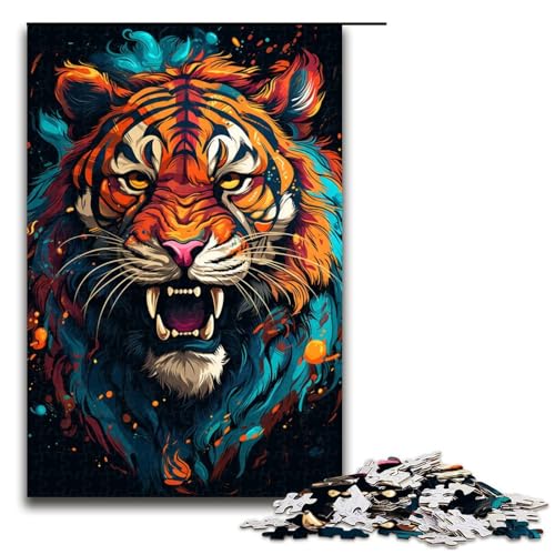 Puzzle für Erwachsene 1000 Teile Psychedelischer Farbtiger Puzzle Lernspiele für Zuhause DIY Spielzeug tolles Geschenk für Spiele 75 x 50 cm Puzzle für Erwachsene 1000 Teile Psychedelischer Farbtiger Puzzle Lernspiele für Zuhause DIY Spielzeug tolles Geschenk für Spiele 75 x 50 cm von QSYFNBZL
