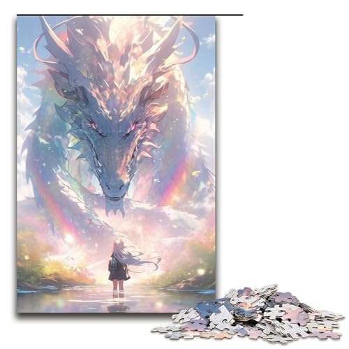 Puzzle für Erwachsene 1000 Teile Puzzle Spiele Spielzeug Geschenk geeignet für die Schreibtischdekoration 75 x 50 cm von QSYFNBZL