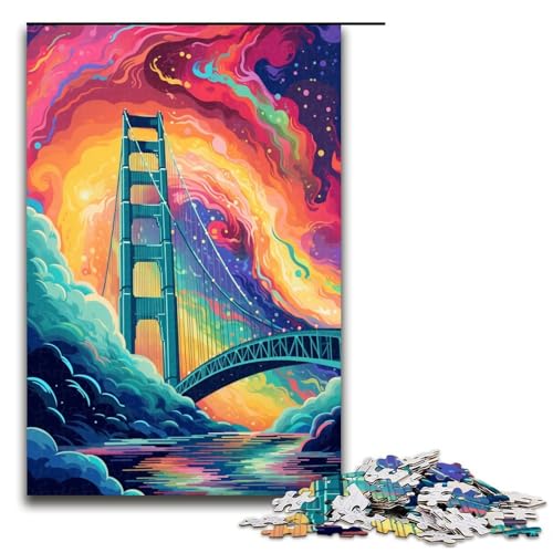 Puzzle für Erwachsene 1000 Teile Regenbogenbrücke von SplattersLots Dickes buntes Puzzle für Erwachsene Holzspiele für die ganze Familie Weihnachts und Geburtstagsgeschenke 75 x 50 cm Puzzle für Erwachsene 1000 Teile Regenbogenbrücke von SplattersLots Dickes buntes Puzzle für Erwachsene Holzspiele für die ganze Familie Weihnachts und Geburtstagsgeschenke 75 x 50 cm von QSYFNBZL