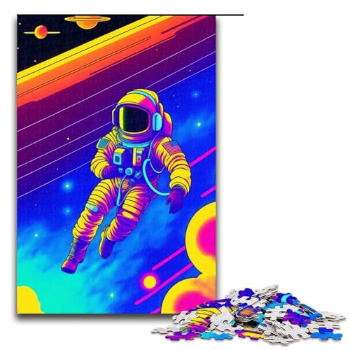 Puzzle für Erwachsene 1000 Teile Retro Weltraum Abenteuer Puzzle Lernspiele für Zuhause DIY Spielzeug tolles Geschenk für Spiele 75 x 50 cm Puzzle für Erwachsene 1000 Teile Retro Weltraum Abenteuer Puzzle Lernspiele für Zuhause DIY Spielzeug tolles Geschenk für Spiele 75 x 50 cm von QSYFNBZL