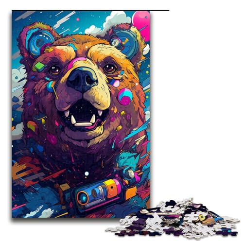 Puzzle für Erwachsene 1000 Teile Roboter Braunbär von SplattersLots Dicke farbige Puzzles Spielspielzeug lustig 75 x 50 cm Puzzle für Erwachsene 1000 Teile Roboter Braunbär von SplattersLots Dicke farbige Puzzles Spielspielzeug lustig 75 x 50 cm von QSYFNBZL
