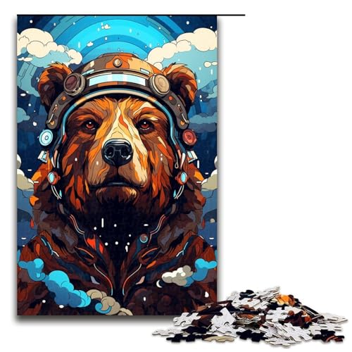 Puzzle für Erwachsene 1000 Teile Roboter Braunbär von SplattersLots Dickes farbiges Unmögliches Puzzle Familienspiel Stressabbau schwierige Herausforderung 75 x 50 cm Puzzle für Erwachsene 1000 Teile Roboter Braunbär von SplattersLots Dickes farbiges Unmögliches Puzzle Familienspiel Stressabbau schwierige Herausforderung 75 x 50 cm von QSYFNBZL