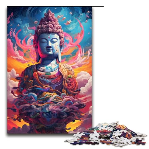 Puzzle für Erwachsene 1000 Teile Roboter Buddha von SplattersLots Dickes buntes Puzzle für die ganze Familie tolles Geschenk für Teenager ab 14 Jahren 75 x 50 cm Puzzle für Erwachsene 1000 Teile Roboter Buddha von SplattersLots Dickes buntes Puzzle für die ganze Familie tolles Geschenk für Teenager ab 14 Jahren 75 x 50 cm von QSYFNBZL