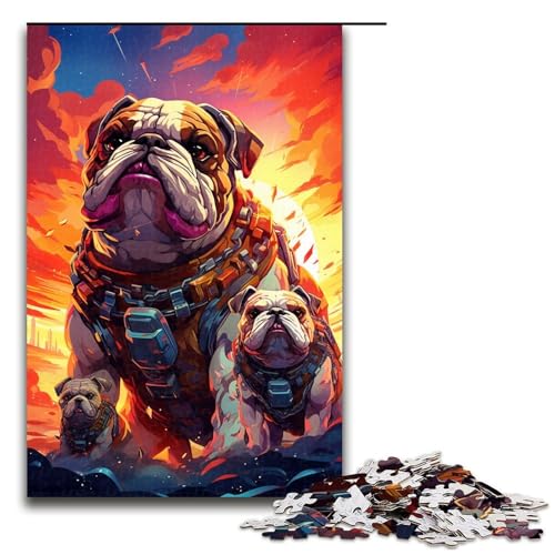 Puzzle für Erwachsene 1000 Teile Roboter Bulldoggen von Splatters Viele Dicke Bunte Puzzles Spiele Spielzeug Geschenk geeignet als Schreibtischdekoration 75 x 50 cm Puzzle für Erwachsene 1000 Teile Roboter Bulldoggen von Splatters Viele Dicke Bunte Puzzles Spiele Spielzeug Geschenk geeignet als Schreibtischdekoration 75 x 50 cm von QSYFNBZL