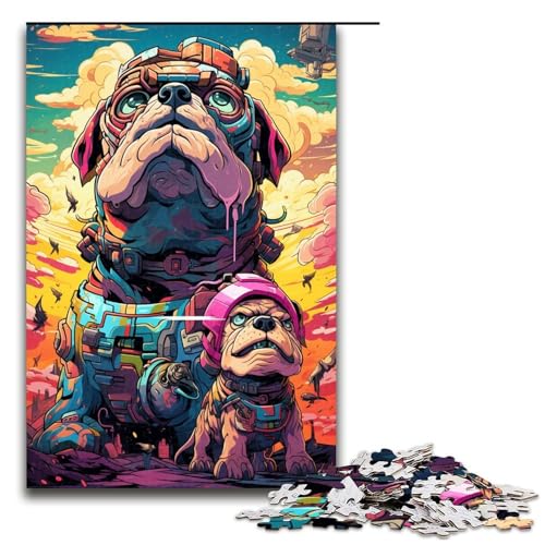 Puzzle für Erwachsene 1000 Teile Roboter Bulldoggen von SplattersLots Dicke Bunte Puzzle Spielzeuge zur Heimdekoration als Geschenk für die ganze Familie 75 x 50 cm Puzzle für Erwachsene 1000 Teile Roboter Bulldoggen von SplattersLots Dicke Bunte Puzzle Spielzeuge zur Heimdekoration als Geschenk für die ganze Familie 75 x 50 cm von QSYFNBZL