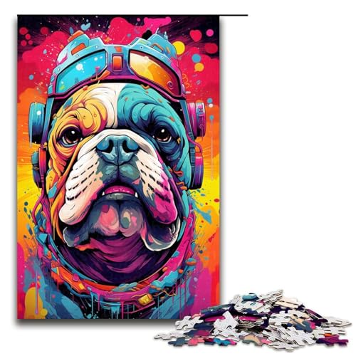 Puzzle für Erwachsene 1000 Teile Roboter Bulldoggen von SplattersLots Dicke farbige Puzzles Spielspielzeug lustig 75 x 50 cm Puzzle für Erwachsene 1000 Teile Roboter Bulldoggen von SplattersLots Dicke farbige Puzzles Spielspielzeug lustig 75 x 50 cm von QSYFNBZL