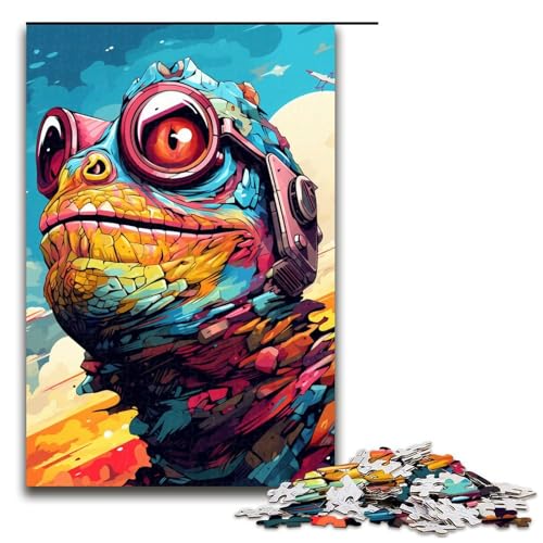 Puzzle für Erwachsene 1000 Teile Roboter Chamäleon von SplattersLots Dicke farbige Puzzles Spiele Spielzeug Geschenk geeignet als Schreibtischdekoration 75 x 50 cm Puzzle für Erwachsene 1000 Teile Roboter Chamäleon von SplattersLots Dicke farbige Puzzles Spiele Spielzeug Geschenk geeignet als Schreibtischdekoration 75 x 50 cm von QSYFNBZL