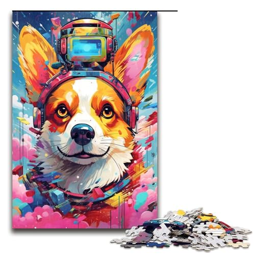 Puzzle für Erwachsene 1000 Teile Roboter Corgi von SplattersLots Dickes farbiges Wolken Holzpuzzle Lernspielzeug Familienspiele 75 x 50 cm Puzzle für Erwachsene 1000 Teile Roboter Corgi von SplattersLots Dickes farbiges Wolken Holzpuzzle Lernspielzeug Familienspiele 75 x 50 cm von QSYFNBZL
