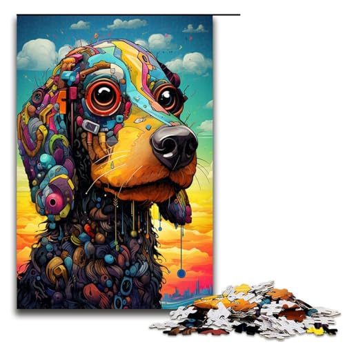 Puzzle für Erwachsene 1000 Teile Roboter Dackel von SplattersLots Dicke farbige Puzzles Spielspielzeug lustig 75 x 50 cm Puzzle für Erwachsene 1000 Teile Roboter Dackel von SplattersLots Dicke farbige Puzzles Spielspielzeug lustig 75 x 50 cm von QSYFNBZL