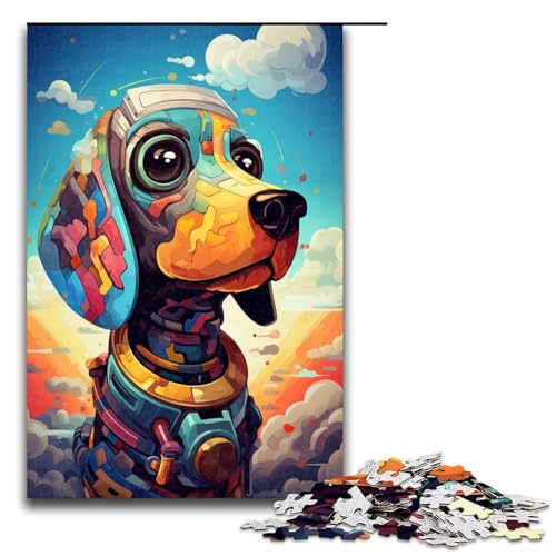 Puzzle für Erwachsene 1000 Teile Roboter Dackel von SplattersLots Dicke farbige Puzzles Spielspielzeug lustig 75 x 50 cm Puzzle für Erwachsene 1000 Teile Roboter Dackel von SplattersLots Dicke farbige Puzzles Spielspielzeug lustig 75 x 50 cm von QSYFNBZL