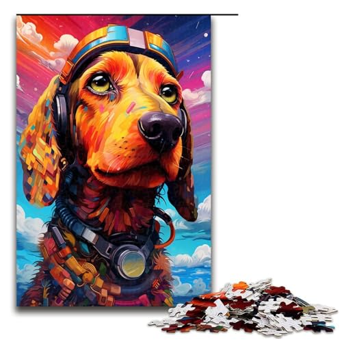 Puzzle für Erwachsene 1000 Teile Roboter Dackel von SplattersLots Dickes buntes Puzzle für die ganze Familie tolles Geschenk für Teenager ab 14 Jahren 75 x 50 cm Puzzle für Erwachsene 1000 Teile Roboter Dackel von SplattersLots Dickes buntes Puzzle für die ganze Familie tolles Geschenk für Teenager ab 14 Jahren 75 x 50 cm von QSYFNBZL