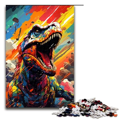 Puzzle für Erwachsene 1000 Teile Roboter Dinosaurier von Splatters Viele Dicke Bunte Puzzles für Kinder Holzpuzzle dekomprimierendes intellektuelles Lernspielzeug 75 x 50 cm Puzzle für Erwachsene 1000 Teile Roboter Dinosaurier von Splatters Viele Dicke Bunte Puzzles für Kinder Holzpuzzle dekomprimierendes intellektuelles Lernspielzeug 75 x 50 cm von QSYFNBZL