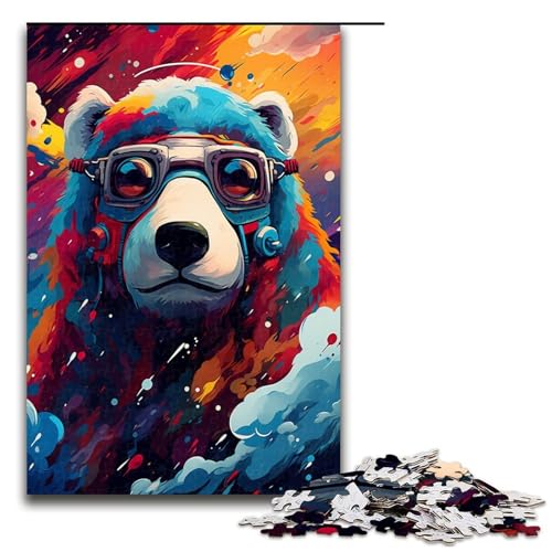 Puzzle für Erwachsene 1000 Teile Roboter Eisbär von SplattersLots Dickes buntes Spielzeug Denkspiel ganze Familie 75 x 50 cm Puzzle für Erwachsene 1000 Teile Roboter Eisbär von SplattersLots Dickes buntes Spielzeug Denkspiel ganze Familie 75 x 50 cm von QSYFNBZL