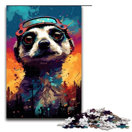 Puzzle für Erwachsene 1000 Teile Roboter Erdmännchen von SplattersLots Dicke Bunte Puzzles Spiele Spielzeug Geschenk geeignet als Schreibtischdekoration 75 x 50 cm Puzzle für Erwachsene 1000 Teile Roboter Erdmännchen von SplattersLots Dicke Bunte Puzzles Spiele Spielzeug Geschenk geeignet als Schreibtischdekoration 75 x 50 cm von QSYFNBZL