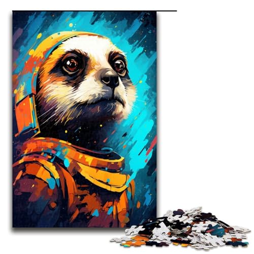 Puzzle für Erwachsene 1000 Teile Roboter Erdmännchen von SplattersLots Dickes buntes Puzzle Lernspiele für Zuhause DIY Spielzeug tolles Geschenk für Spiele 75 x 50 cm von QSYFNBZL