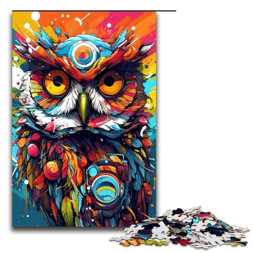 Puzzle für Erwachsene 1000 Teile Roboter Eule von SplattersLots of Thick Coloured Clouds Puzzles Spiele Spielzeug Geschenk geeignet für die Schreibtischdekoration 75 x 50 cm Puzzle für Erwachsene 1000 Teile Roboter Eule von SplattersLots of Thick Coloured Clouds Puzzles Spiele Spielzeug Geschenk geeignet für die Schreibtischdekoration 75 x 50 cm von QSYFNBZL