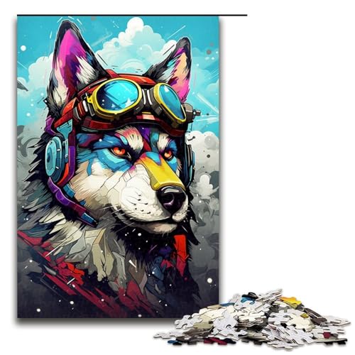 Puzzle für Erwachsene 1000 Teile Roboter Husky von Splatters Viele Dicke farbige Wolken Puzzles für Kinder Holzpuzzle dekomprimierendes intellektuelles Lernspielzeug 75 x 50 cm Puzzle für Erwachsene 1000 Teile Roboter Husky von Splatters Viele Dicke farbige Wolken Puzzles für Kinder Holzpuzzle dekomprimierendes intellektuelles Lernspielzeug 75 x 50 cm von QSYFNBZL