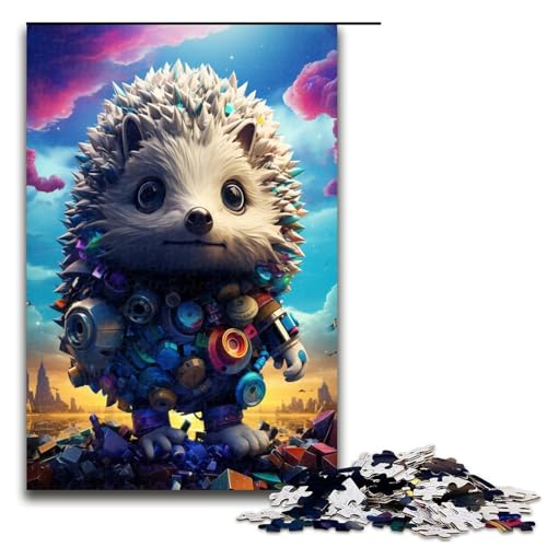 Puzzle für Erwachsene 1000 Teile Roboter Igel von SplattersLots Dickes buntes Holzpuzzle Lernspielzeug Familienspiele 75 x 50 cm Puzzle für Erwachsene 1000 Teile Roboter Igel von SplattersLots Dickes buntes Holzpuzzle Lernspielzeug Familienspiele 75 x 50 cm von QSYFNBZL