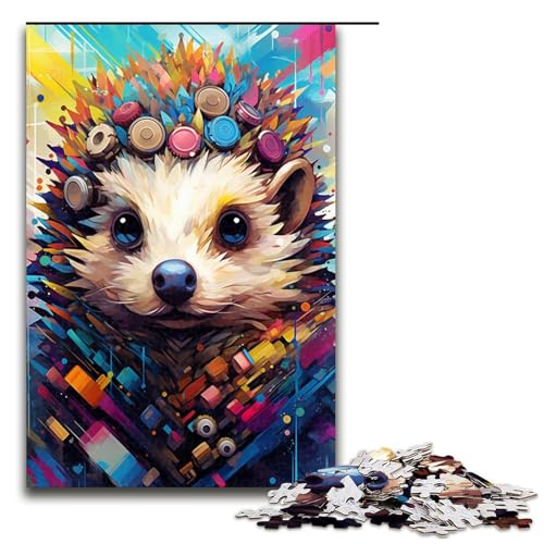 Puzzle für Erwachsene 1000 Teile Roboter Igel von SplattersLots Dickes buntes Puzzle für Erwachsene Holzspiele für die ganze Familie Weihnachts und Geburtstagsgeschenke 75 x 50 cm Puzzle für Erwachsene 1000 Teile Roboter Igel von SplattersLots Dickes buntes Puzzle für Erwachsene Holzspiele für die ganze Familie Weihnachts und Geburtstagsgeschenke 75 x 50 cm von QSYFNBZL