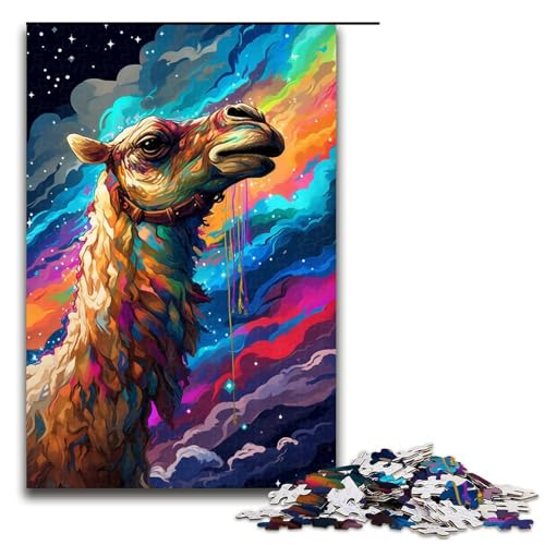 Puzzle für Erwachsene 1000 Teile Roboter Kamel von Splatters Viele Dicke farbige Wolken Puzzles für Kinder Holzpuzzle dekomprimierendes intellektuelles Lernspielzeug 75 x 50 cm Puzzle für Erwachsene 1000 Teile Roboter Kamel von Splatters Viele Dicke farbige Wolken Puzzles für Kinder Holzpuzzle dekomprimierendes intellektuelles Lernspielzeug 75 x 50 cm von QSYFNBZL