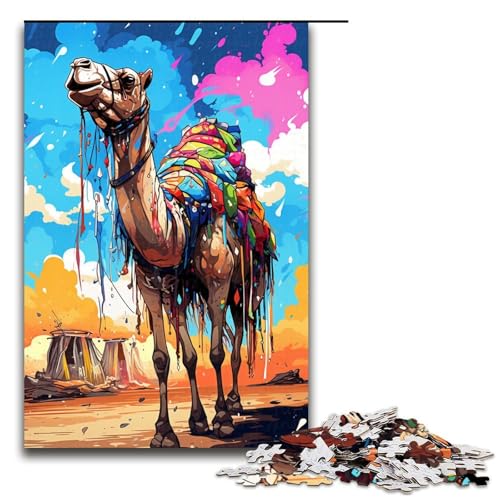 Puzzle für Erwachsene 1000 Teile Roboter Kamel von SplattersLots Dickes farbiges Wolken Holzpuzzle Lernspielzeug Familienspiele 75 x 50 cm Puzzle für Erwachsene 1000 Teile Roboter Kamel von SplattersLots Dickes farbiges Wolken Holzpuzzle Lernspielzeug Familienspiele 75 x 50 cm von QSYFNBZL