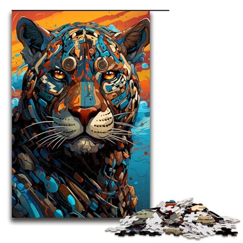 Puzzle für Erwachsene 1000 Teile Roboter Leopard von SplattersLots Dicke Bunte Puzzles Spielspielzeug lustig 75 x 50 cm Puzzle für Erwachsene 1000 Teile Roboter Leopard von SplattersLots Dicke Bunte Puzzles Spielspielzeug lustig 75 x 50 cm von QSYFNBZL