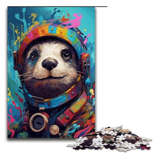 Puzzle für Erwachsene 1000 Teile Roboter Otter von SplattersLots Dickes farbiges Wolken Holzpuzzle Lernspielzeug Familienspiele 75 x 50 cm Puzzle für Erwachsene 1000 Teile Roboter Otter von SplattersLots Dickes farbiges Wolken Holzpuzzle Lernspielzeug Familienspiele 75 x 50 cm von QSYFNBZL