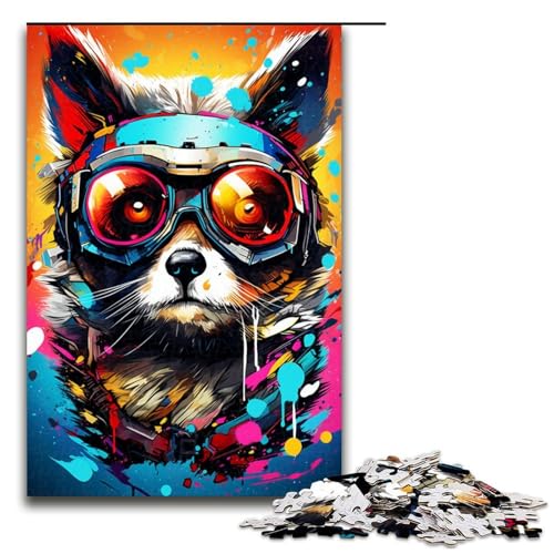 Puzzle für Erwachsene 1000 Teile Roboter Waschbär von SplattersLots Dickes buntes Puzzle Geburtstagsgeschenk für Teenager ab 14 Jahren 75 x 50 cm Puzzle für Erwachsene 1000 Teile Roboter Waschbär von SplattersLots Dickes buntes Puzzle Geburtstagsgeschenk für Teenager ab 14 Jahren 75 x 50 cm von QSYFNBZL