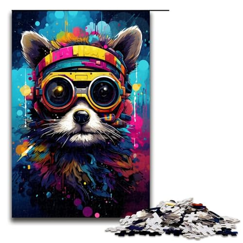 Puzzle für Erwachsene 1000 Teile Roboter Waschbär von SplattersLots Dickes buntes Puzzle Geburtstagsgeschenk für Teenager ab 14 Jahren 75 x 50 cm Puzzle für Erwachsene 1000 Teile Roboter Waschbär von SplattersLots Dickes buntes Puzzle Geburtstagsgeschenk für Teenager ab 14 Jahren 75 x 50 cm von QSYFNBZL