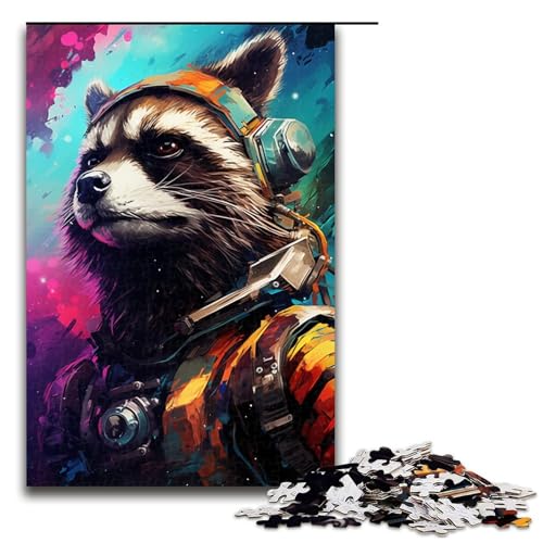 Puzzle für Erwachsene 1000 Teile Roboter Waschbär von SplattersLots Dickes buntes Puzzle Lernspiele für Zuhause DIY Spielzeug tolles Geschenk für Spiele 75 x 50 cm Puzzle für Erwachsene 1000 Teile Roboter Waschbär von SplattersLots Dickes buntes Puzzle Lernspiele für Zuhause DIY Spielzeug tolles Geschenk für Spiele 75 x 50 cm von QSYFNBZL