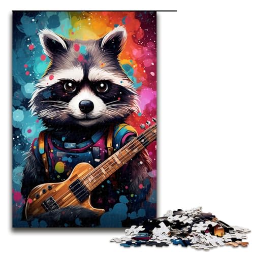 Puzzle für Erwachsene 1000 Teile Roboter Waschbär von SplattersLots Dickes buntes Spielzeug Denkspiel ganze Familie 75 x 50 cm Puzzle für Erwachsene 1000 Teile Roboter Waschbär von SplattersLots Dickes buntes Spielzeug Denkspiel ganze Familie 75 x 50 cm von QSYFNBZL