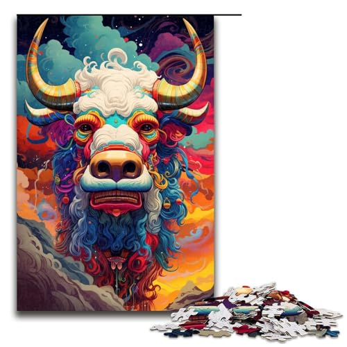 Puzzle für Erwachsene 1000 Teile Roboter Yak von SplattersLots of Thick Coloured Clouds Puzzle für Erwachsene Holzspiele für die ganze Familie Weihnachts und Geburtstagsgeschenke 1000 Teile Puzzle für Erwachsene 1000 Teile Roboter Yak von SplattersLots of Thick Coloured Clouds Puzzle für Erwachsene Holzspiele für die ganze Familie Weihnachts und Geburtstagsgeschenke 1000 Teile von QSYFNBZL