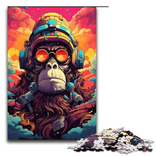 Puzzle für Erwachsene 1000 Teile Roboteraffe von SplattersLots Dickes buntes Puzzle Geburtstagsgeschenk für Teenager ab 14 Jahren 75 x 50 cm Puzzle für Erwachsene 1000 Teile Roboteraffe von SplattersLots Dickes buntes Puzzle Geburtstagsgeschenk für Teenager ab 14 Jahren 75 x 50 cm von QSYFNBZL
