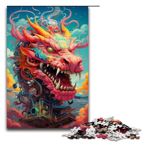Puzzle für Erwachsene 1000 Teile Roboterdrache von SplattersLots Dicke Bunte Puzzle Spielzeuge zur Heimdekoration als Geschenk für die ganze Familie 75 x 50 cm Puzzle für Erwachsene 1000 Teile Roboterdrache von SplattersLots Dicke Bunte Puzzle Spielzeuge zur Heimdekoration als Geschenk für die ganze Familie 75 x 50 cm von QSYFNBZL