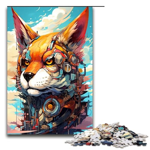 Puzzle für Erwachsene 1000 Teile Roboterfuchs von SplattersLots of Thick Coloured Clouds Puzzle Geburtstagsgeschenk für Teenager ab 14 Jahren 75 x 50 cm Puzzle für Erwachsene 1000 Teile Roboterfuchs von SplattersLots of Thick Coloured Clouds Puzzle Geburtstagsgeschenk für Teenager ab 14 Jahren 75 x 50 cm von QSYFNBZL