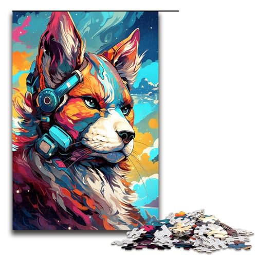 Puzzle für Erwachsene 1000 Teile Roboterfuchs von SplattersLots of Thick Coloured Clouds Puzzle für Lernspiele Herausforderungsspielzeug einzigartige Heimdekoration und Geschenke 75 x 50 cm Puzzle für Erwachsene 1000 Teile Roboterfuchs von SplattersLots of Thick Coloured Clouds Puzzle für Lernspiele Herausforderungsspielzeug einzigartige Heimdekoration und Geschenke 75 x 50 cm von QSYFNBZL