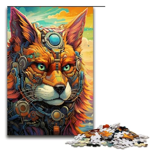 Puzzle für Erwachsene 1000 Teile Roboterfuchs von SplattersLots of Thick Coloured Clouds Puzzles Spiele Spielzeug Geschenk geeignet für die Schreibtischdekoration 75 x 50 cm Puzzle für Erwachsene 1000 Teile Roboterfuchs von SplattersLots of Thick Coloured Clouds Puzzles Spiele Spielzeug Geschenk geeignet für die Schreibtischdekoration 75 x 50 cm von QSYFNBZL