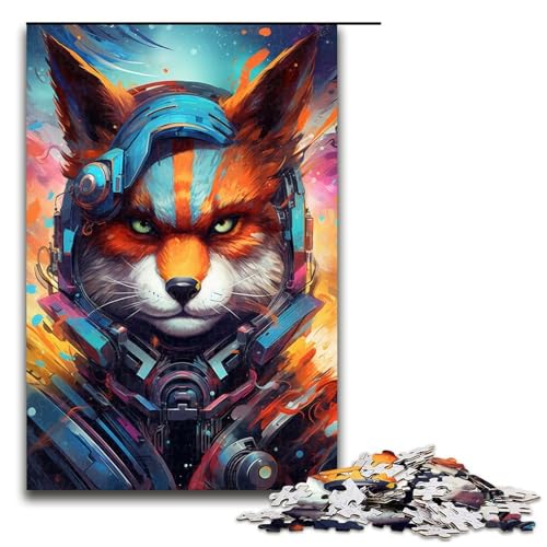 Puzzle für Erwachsene 1000 Teile Roboterfuchs von SplattersLots of Thick Coloured Clouds Puzzles Spiele Spielzeug Geschenk geeignet für die Schreibtischdekoration 75 x 50 cm Puzzle für Erwachsene 1000 Teile Roboterfuchs von SplattersLots of Thick Coloured Clouds Puzzles Spiele Spielzeug Geschenk geeignet für die Schreibtischdekoration 75 x 50 cm von QSYFNBZL