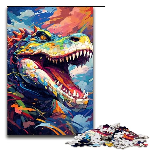Puzzle für Erwachsene 1000 Teile Roboterkrokodile von SplattersLots Dickes farbiges Puzzle Geburtstagsgeschenk für Teenager ab 14 Jahren 75 x 50 cm Puzzle für Erwachsene 1000 Teile Roboterkrokodile von SplattersLots Dickes farbiges Puzzle Geburtstagsgeschenk für Teenager ab 14 Jahren 75 x 50 cm von QSYFNBZL