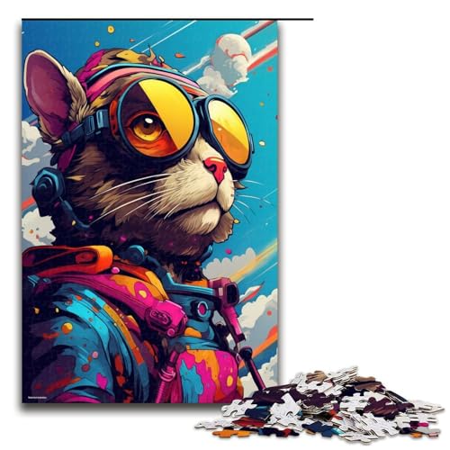 Puzzle für Erwachsene 1000 Teile Roboterratte von Splatters Viele Dicke Bunte Wolken Spielzeug Denkspiel ganze Familie 75 x 50 cm Puzzle für Erwachsene 1000 Teile Roboterratte von Splatters Viele Dicke Bunte Wolken Spielzeug Denkspiel ganze Familie 75 x 50 cm von QSYFNBZL