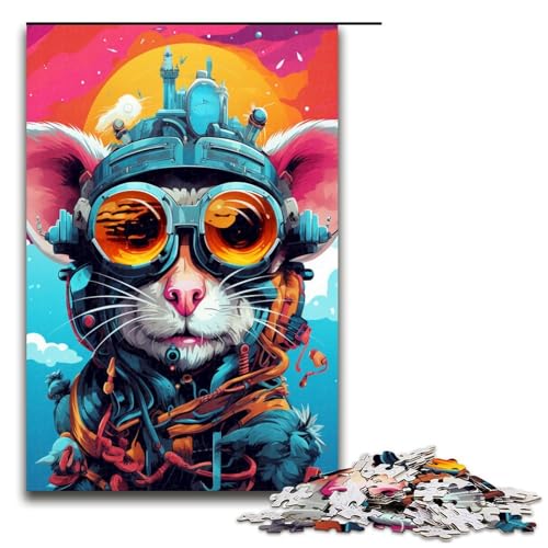 Puzzle für Erwachsene 1000 Teile Roboterratte von Splatters Viele Dicke Bunte Wolken Spielzeug Denkspiel ganze Familie 75 x 50 cm Puzzle für Erwachsene 1000 Teile Roboterratte von Splatters Viele Dicke Bunte Wolken Spielzeug Denkspiel ganze Familie 75 x 50 cm von QSYFNBZL