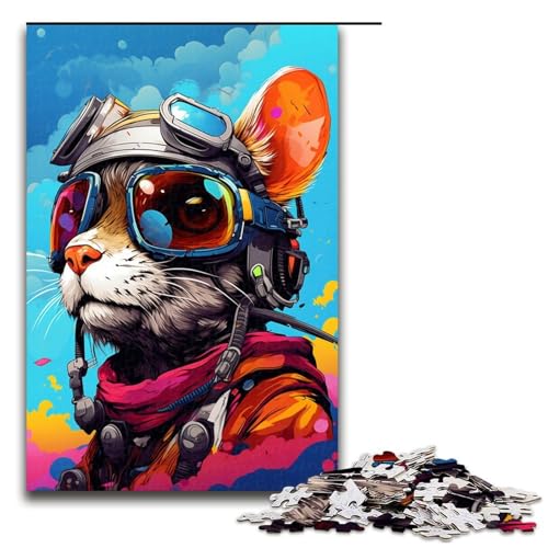 Puzzle für Erwachsene 1000 Teile Roboterratte von Splatters Viele Dicke Bunte Wolken Spielzeug Denkspiel ganze Familie 75 x 50 cm Puzzle für Erwachsene 1000 Teile Roboterratte von Splatters Viele Dicke Bunte Wolken Spielzeug Denkspiel ganze Familie 75 x 50 cm von QSYFNBZL
