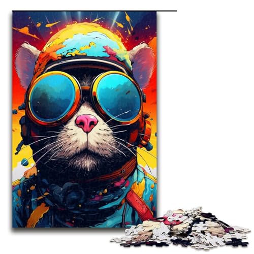 Puzzle für Erwachsene 1000 Teile Roboterratte von SplattersLots of Thick Coloured Clouds Puzzle Lernspiele für Zuhause DIY Spielzeug tolles Geschenk für Spiele 75 x 50 cm Puzzle für Erwachsene 1000 Teile Roboterratte von SplattersLots of Thick Coloured Clouds Puzzle Lernspiele für Zuhause DIY Spielzeug tolles Geschenk für Spiele 75 x 50 cm von QSYFNBZL