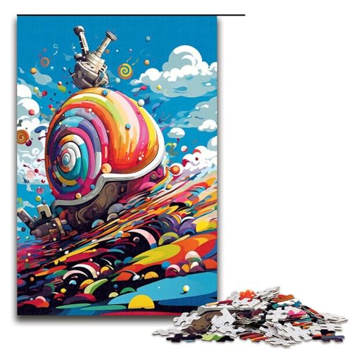 Puzzle für Erwachsene 1000 Teile Roboterschnecke von SplattersLots Dickes farbiges Wolkenpuzzle für Erwachsene Holzspiele für die ganze Familie Weihnachts und Geburtstagsgeschenke 1000 Teile Puzzle für Erwachsene 1000 Teile Roboterschnecke von SplattersLots Dickes farbiges Wolkenpuzzle für Erwachsene Holzspiele für die ganze Familie Weihnachts und Geburtstagsgeschenke 1000 Teile von QSYFNBZL