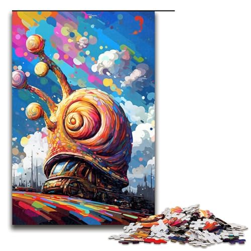 Puzzle für Erwachsene 1000 Teile Roboterschnecke von SplattersLots Dickes farbiges Wolkenpuzzle für Erwachsene Holzspiele für die ganze Familie Weihnachts und Geburtstagsgeschenke 1000 Teile Puzzle für Erwachsene 1000 Teile Roboterschnecke von SplattersLots Dickes farbiges Wolkenpuzzle für Erwachsene Holzspiele für die ganze Familie Weihnachts und Geburtstagsgeschenke 1000 Teile von QSYFNBZL
