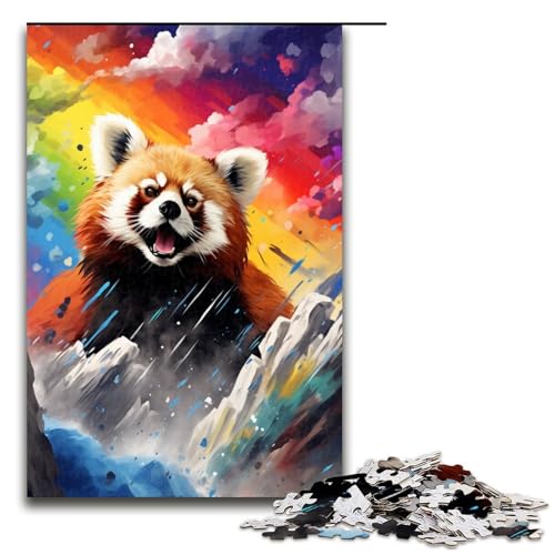 Puzzle für Erwachsene 1000 Teile Roter Panda und Schmetterling von SplattersLots buntes Puzzle für Erwachsene Holzspiele für die ganze Familie Weihnachts und Geburtstagsgeschenke 75 x 50 cm Puzzle für Erwachsene 1000 Teile Roter Panda und Schmetterling von SplattersLots buntes Puzzle für Erwachsene Holzspiele für die ganze Familie Weihnachts und Geburtstagsgeschenke 75 x 50 cm von QSYFNBZL