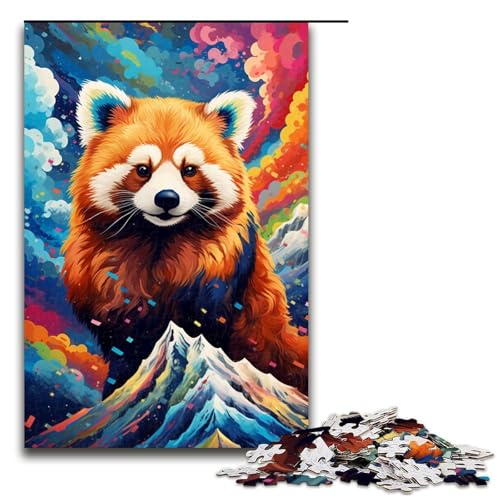 Puzzle für Erwachsene 1000 Teile Roter Panda und Schmetterling von SplattersLots buntes Spielzeug Denkspiel ganze Familie 75 x 50 cm Puzzle für Erwachsene 1000 Teile Roter Panda und Schmetterling von SplattersLots buntes Spielzeug Denkspiel ganze Familie 75 x 50 cm von QSYFNBZL