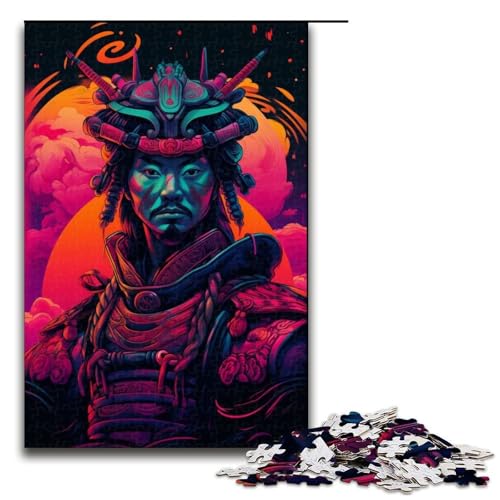 Puzzle für Erwachsene 1000 Teile Samurai farbenfrohe Kunst Heimdekoration Puzzle Spielzeug Geschenk für die ganze Familie 75 x 50 cm Puzzle für Erwachsene 1000 Teile Samurai farbenfrohe Kunst Heimdekoration Puzzle Spielzeug Geschenk für die ganze Familie 75 x 50 cm von QSYFNBZL